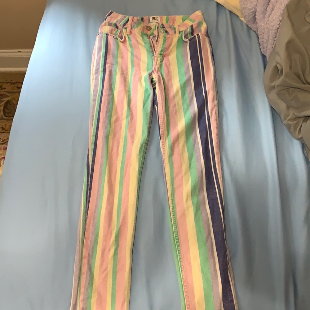 Rainbow BDG skinny jeans- Urban Outfitters